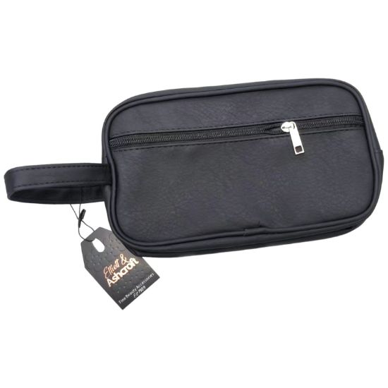 Picture of x2+ Lrge Matt Blk Faux Leather Bag 8x16x
