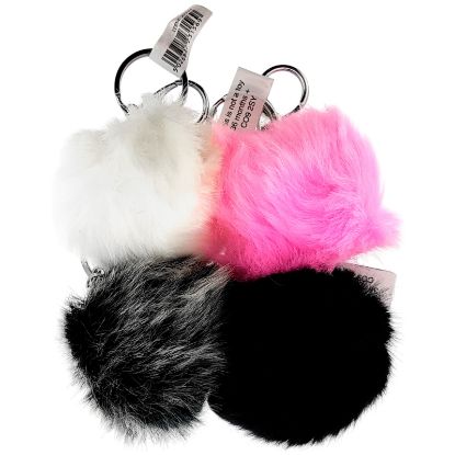 Picture of Pom pom fluffy Keyring