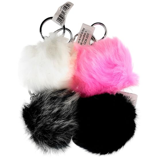 Picture of Pom pom fluffy Keyring