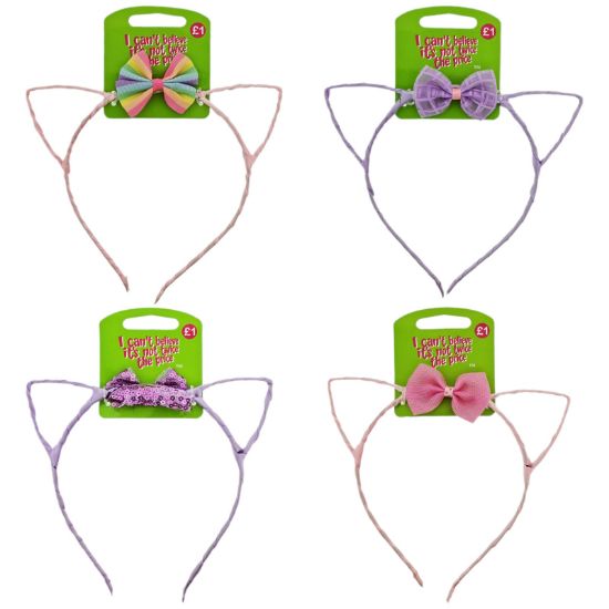 Picture of ICB - Cat Bow Alice Band
