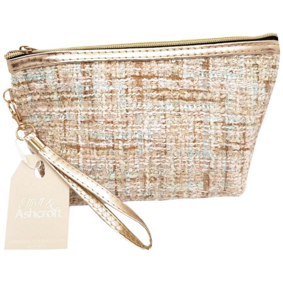 Picture of X2+ Beige Fibre Cosmetic Bag 7x23x13cm