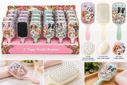 Picture of Paddle Brush - Puppy Dog Designs