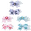 Picture of ICB  - 2pk Flower Bow Hair Clips