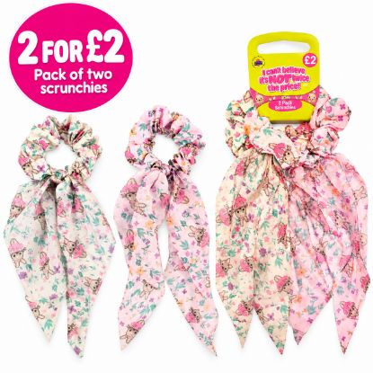 Picture of ICB  -  2pk Rabbit Tail Scrunchies
