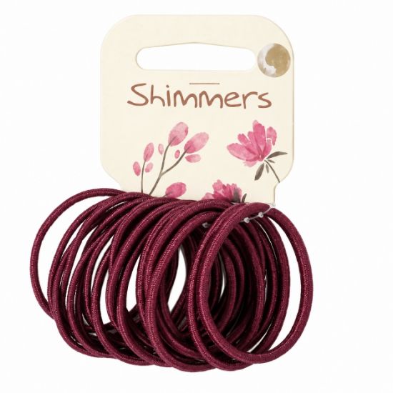 Picture of Shimmers - Burgundy Hair Elastics