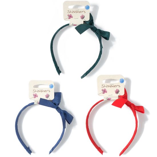 Picture of School Colour Bow Alice Bands