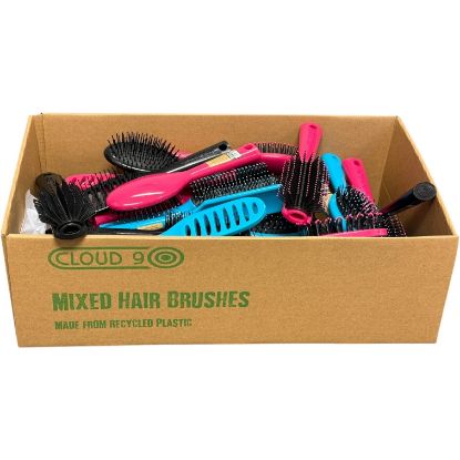 Picture of 72 Recycled Hairbrushes with tray