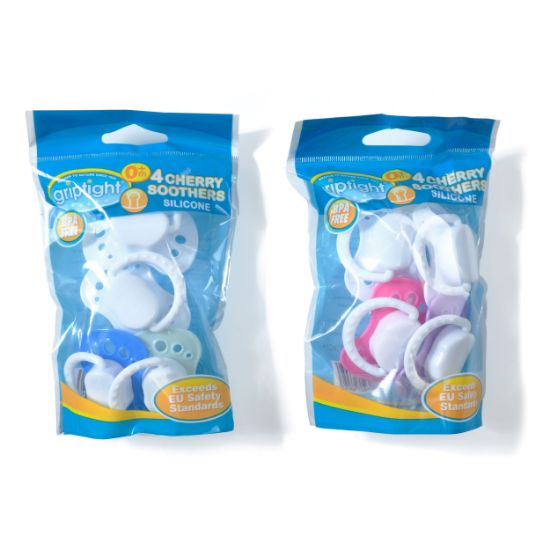 Picture of Griptight - 4 Cherry Soothers 0m+