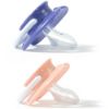 Picture of 3 Decorated Ortho Glow Soothers 6m+