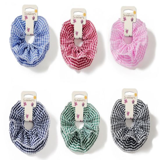 Picture of Shimmers- Rosette Ruffle Gingham