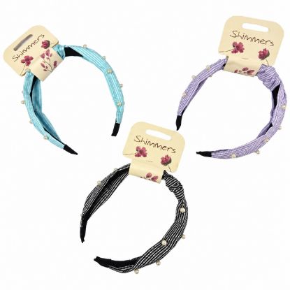Picture of Shimmers - Pearl Twist Knot Alice Band