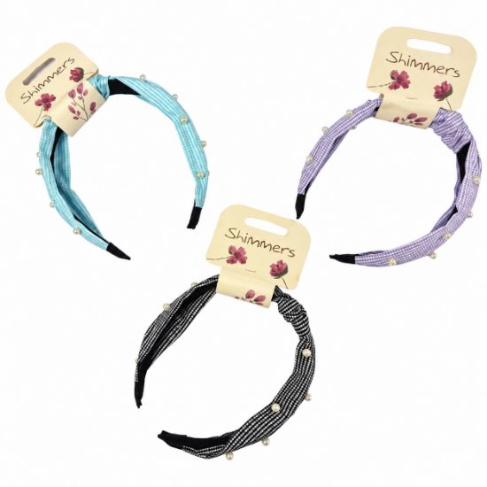 Picture of Shimmers - Pearl Twist Knot Alice Band