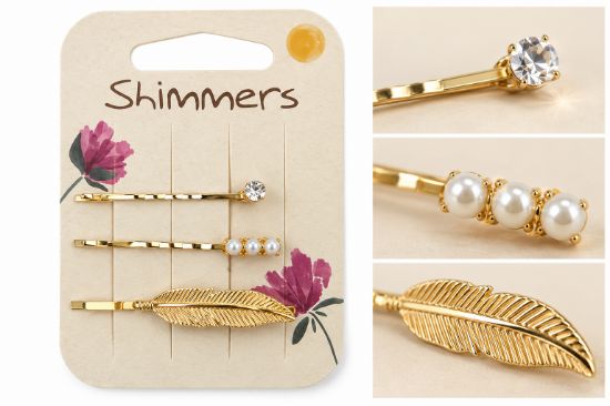 Picture of SHIMMERS - Gold Hair Grips