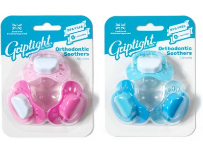 Picture of Griptight - 3 Orthodontic Soothers  0-6m