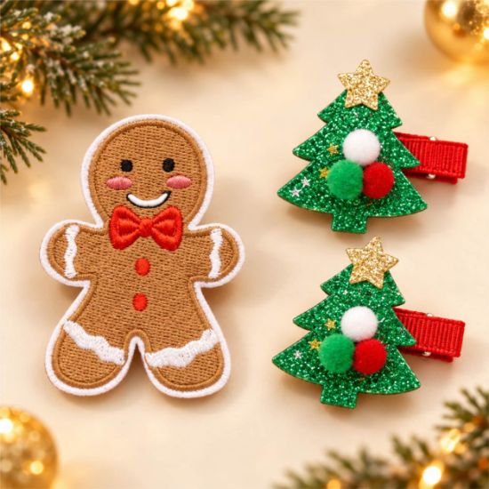 Picture of Xmas - Ornate Hair Clips